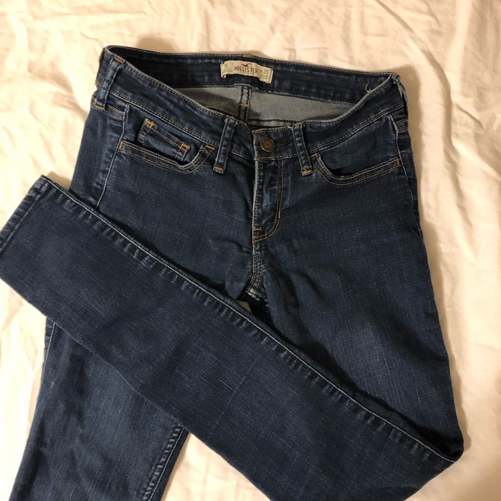 Hollister low rise skinny jeans